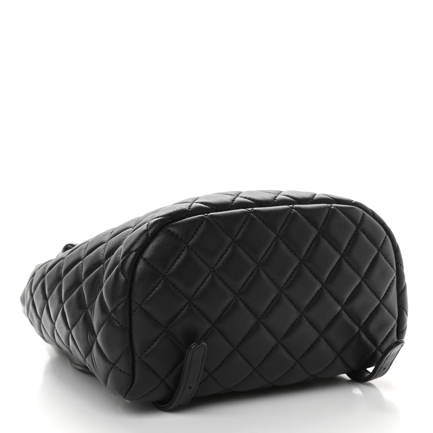 Lambskin Quilted Small Urban Spirit Backpack Black