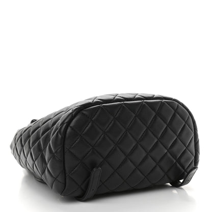 Chanel Lambskin Quilted Small Urban Spirit Backpack Black 4 of 9