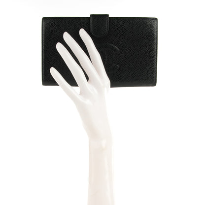 Chanel Caviar CC French Wallet Black 2 of 8