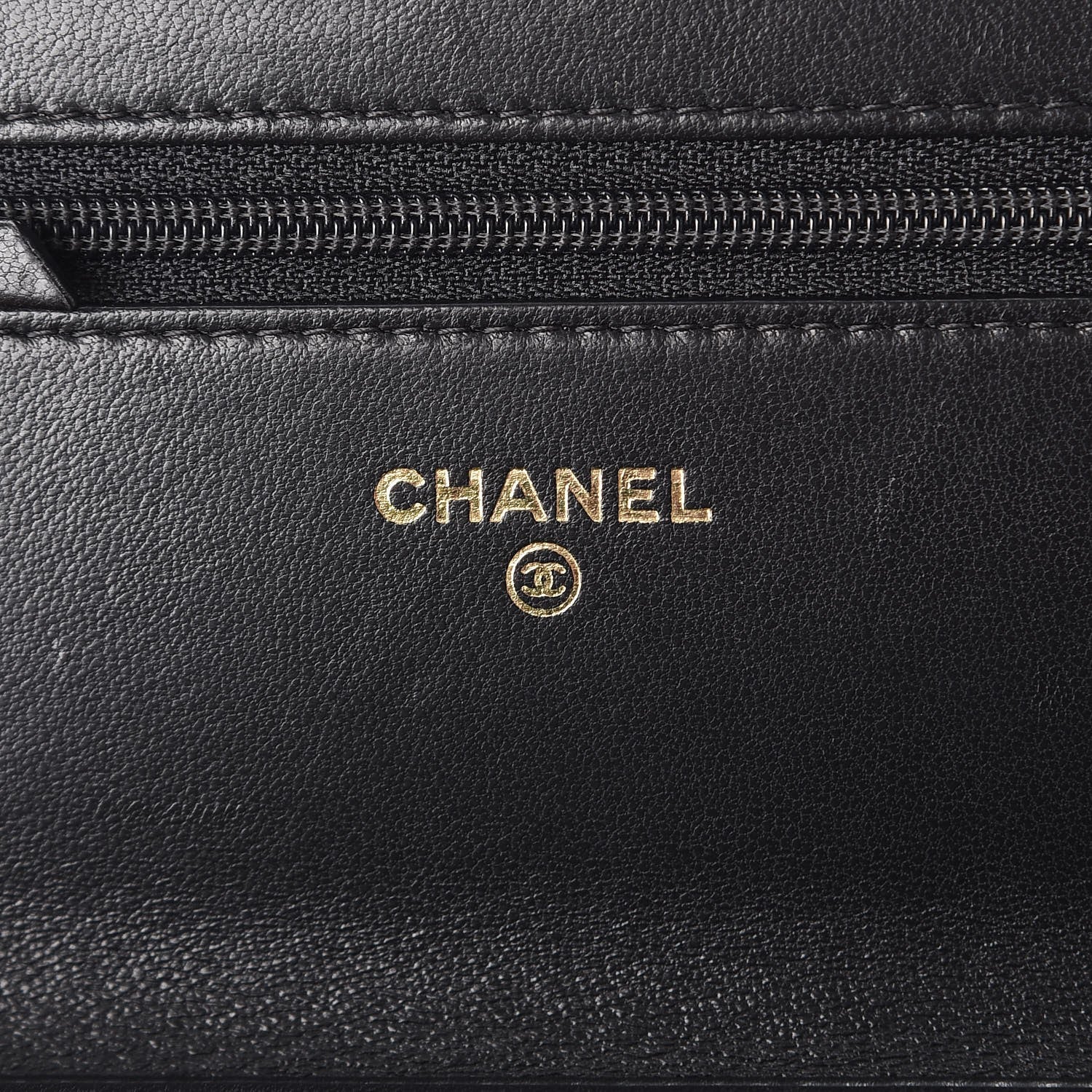 Chanel Lambskin Quilted Boy Wallet On Chain WOC Black 6 of 9