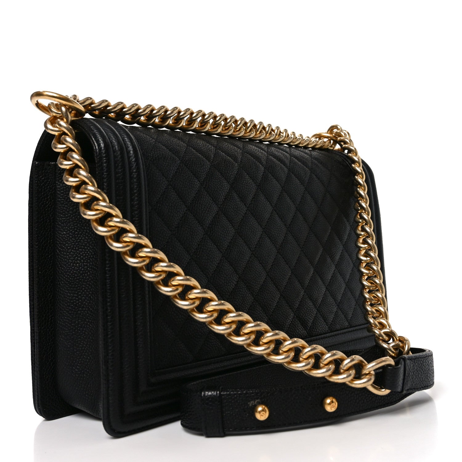 Chanel Caviar Quilted New Medium Boy Flap Black 2 of 9