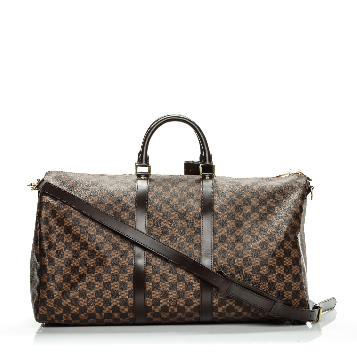 Louis Vuitton Damier Ebene Keepall Bandouliere 55 1 of 7