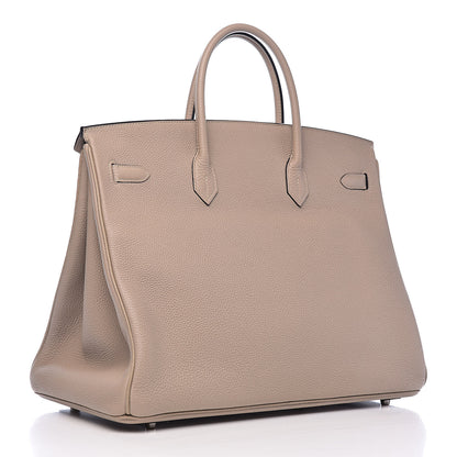 Hermes Togo Birkin 40 Gris Tourterelle 3 of 11