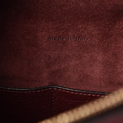 Celine Goatskin Smooth Calfskin Mini Belt Bag Burgundy 7 of 23