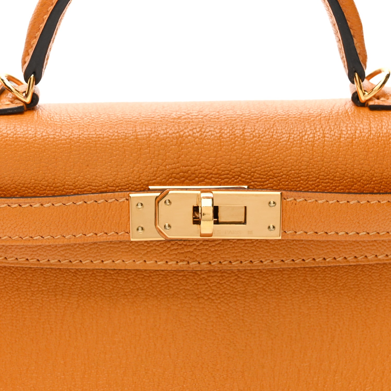 Hermes Chevre Chamkila Mini Kelly Sellier 20 Jaune D'or 1873424