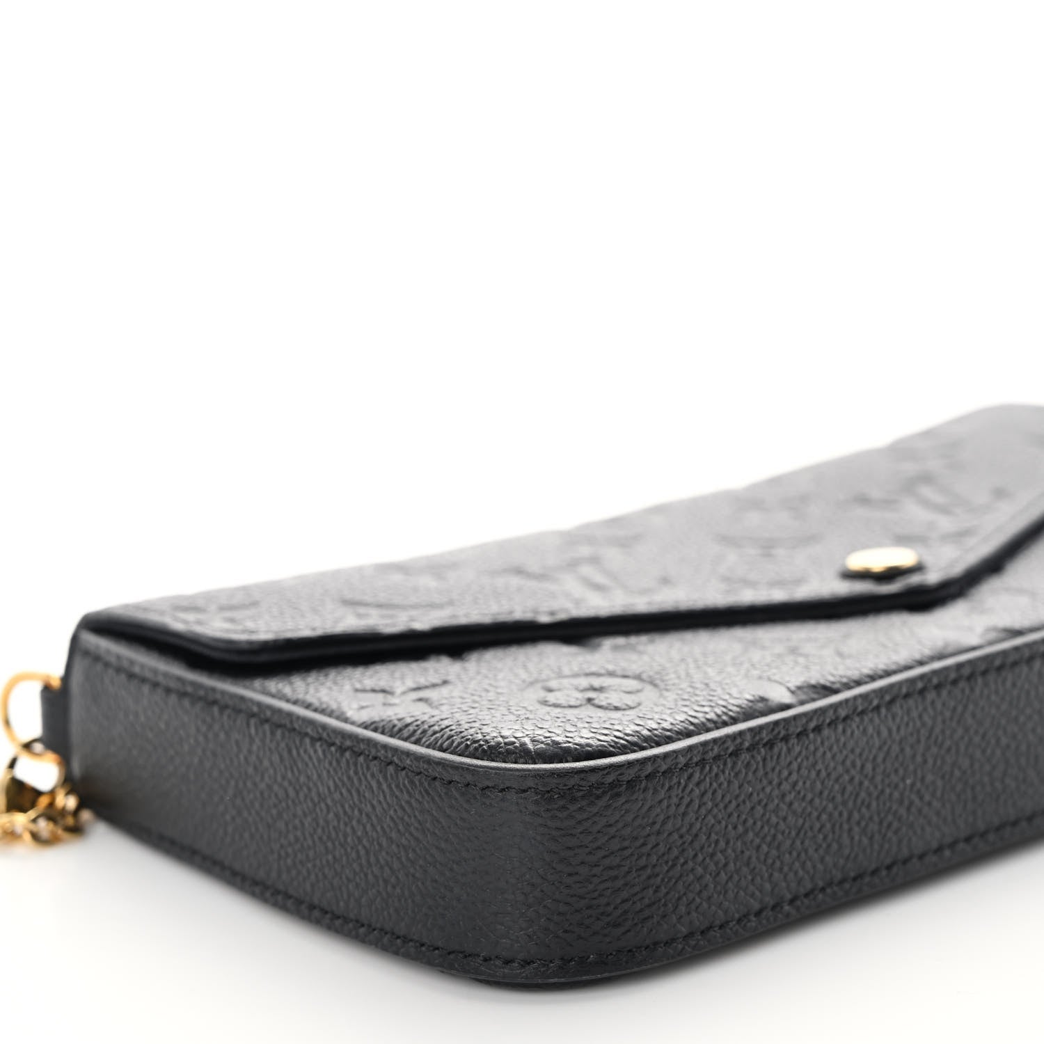 Louis Vuitton Empreinte Pochette Felicie Chain Wallet Black 9 of 11