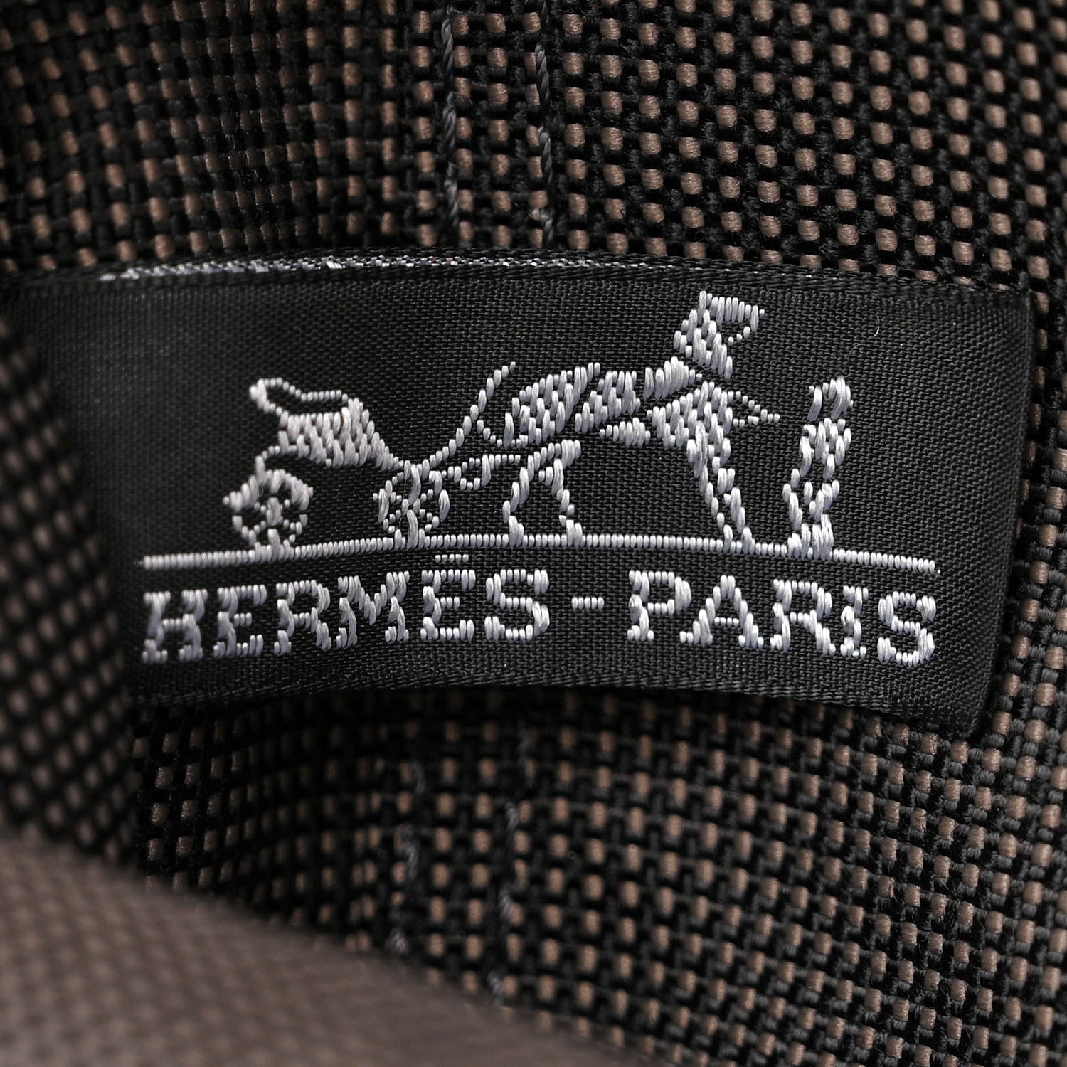Hermes Canvas Tout Fourre PM Grey 6 of 11