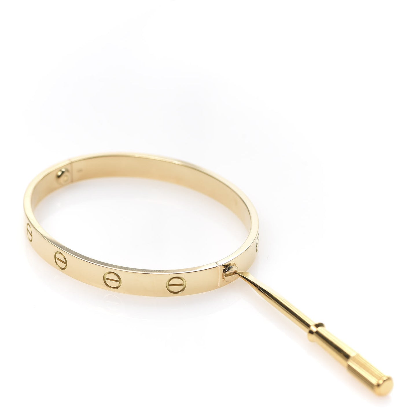 18K Yellow Gold LOVE Bracelet 17