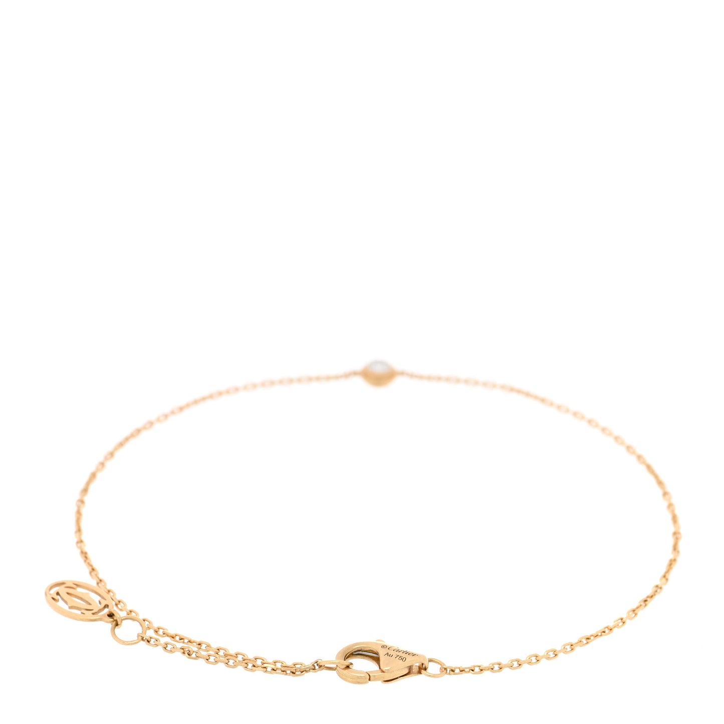 18K Yellow Gold Diamond XS D'Amour Bracelet