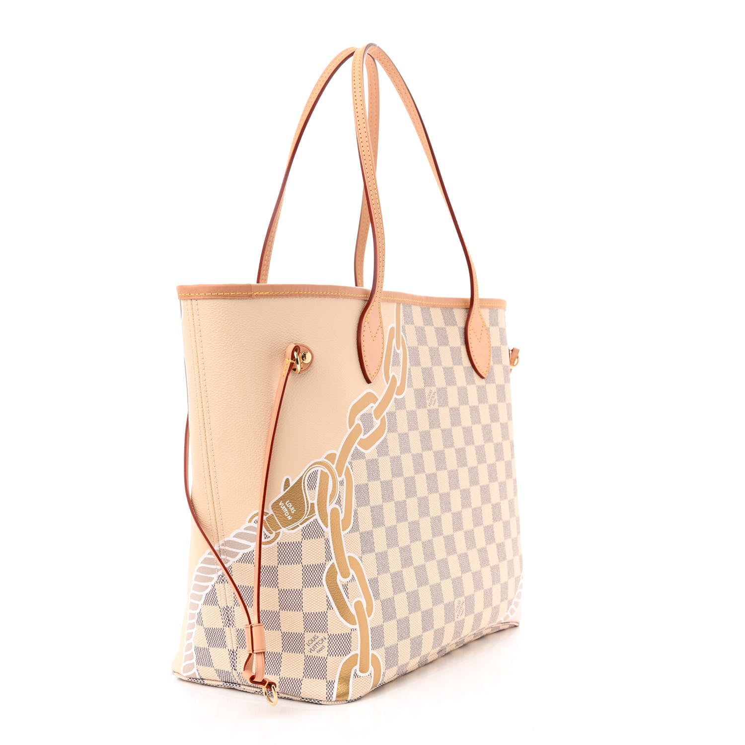 Louis Vuitton Damier Azur Nautical Neverfull MM 4 of 10