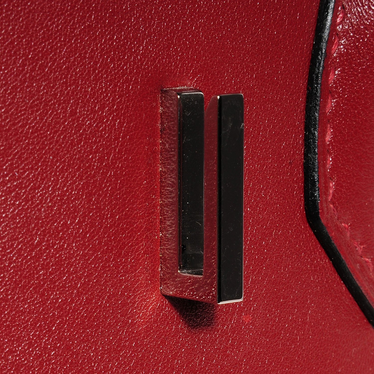 Hermes Toile Swift Birkin 30 Rouge H 7 of 24