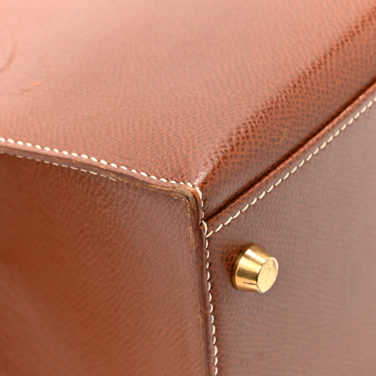 Veau Grain Lisse Kelly Sellier 32 Noisette