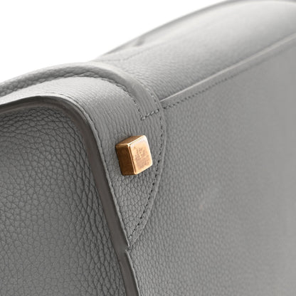 Celine Baby Drummed Calfskin Micro Luggage Kohl 10 of 10