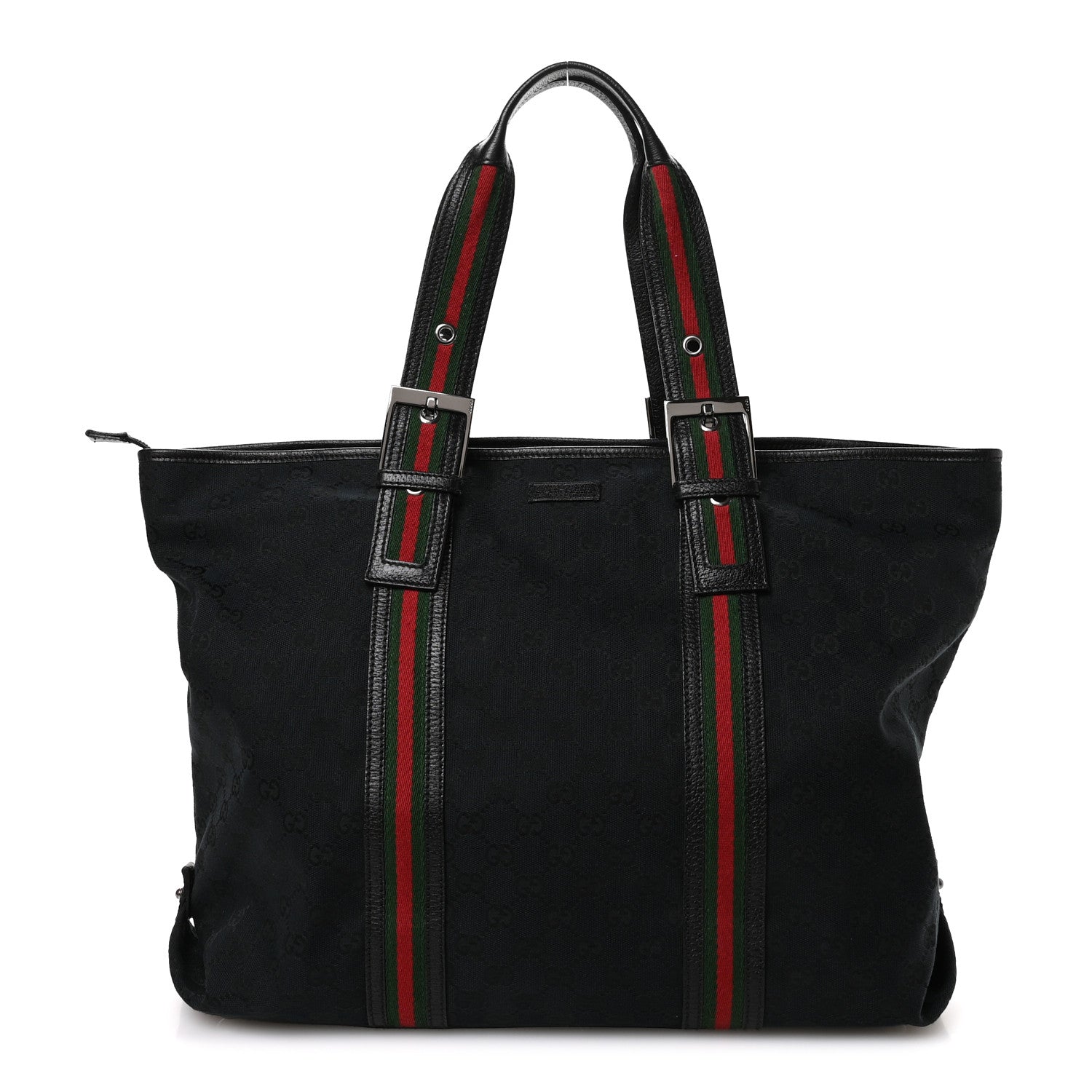 Gucci Monogram Web Large Joy Tote Black 1 of 10