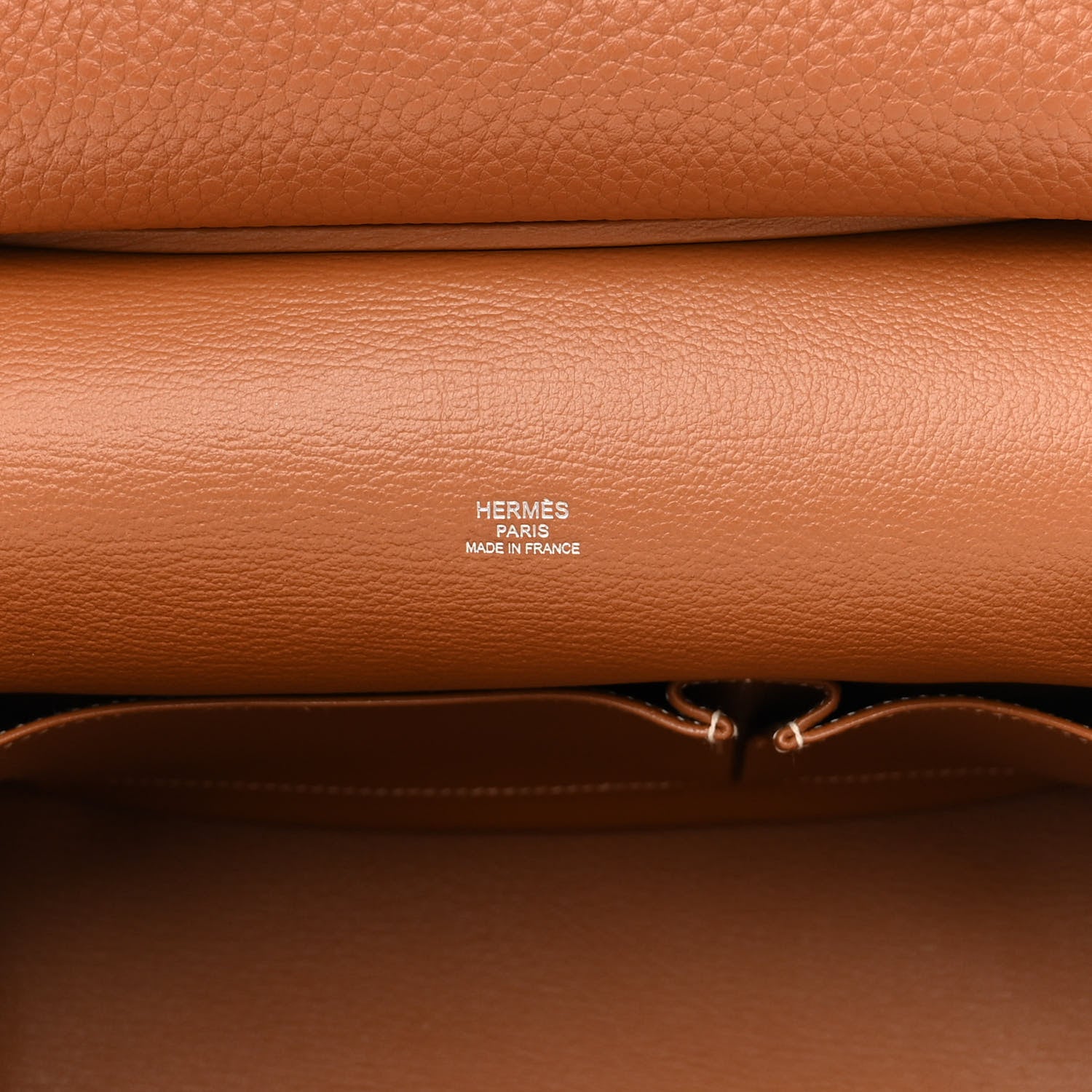 Hermes Taurillon Clemence Jypsiere 28 Gold 6 of 10