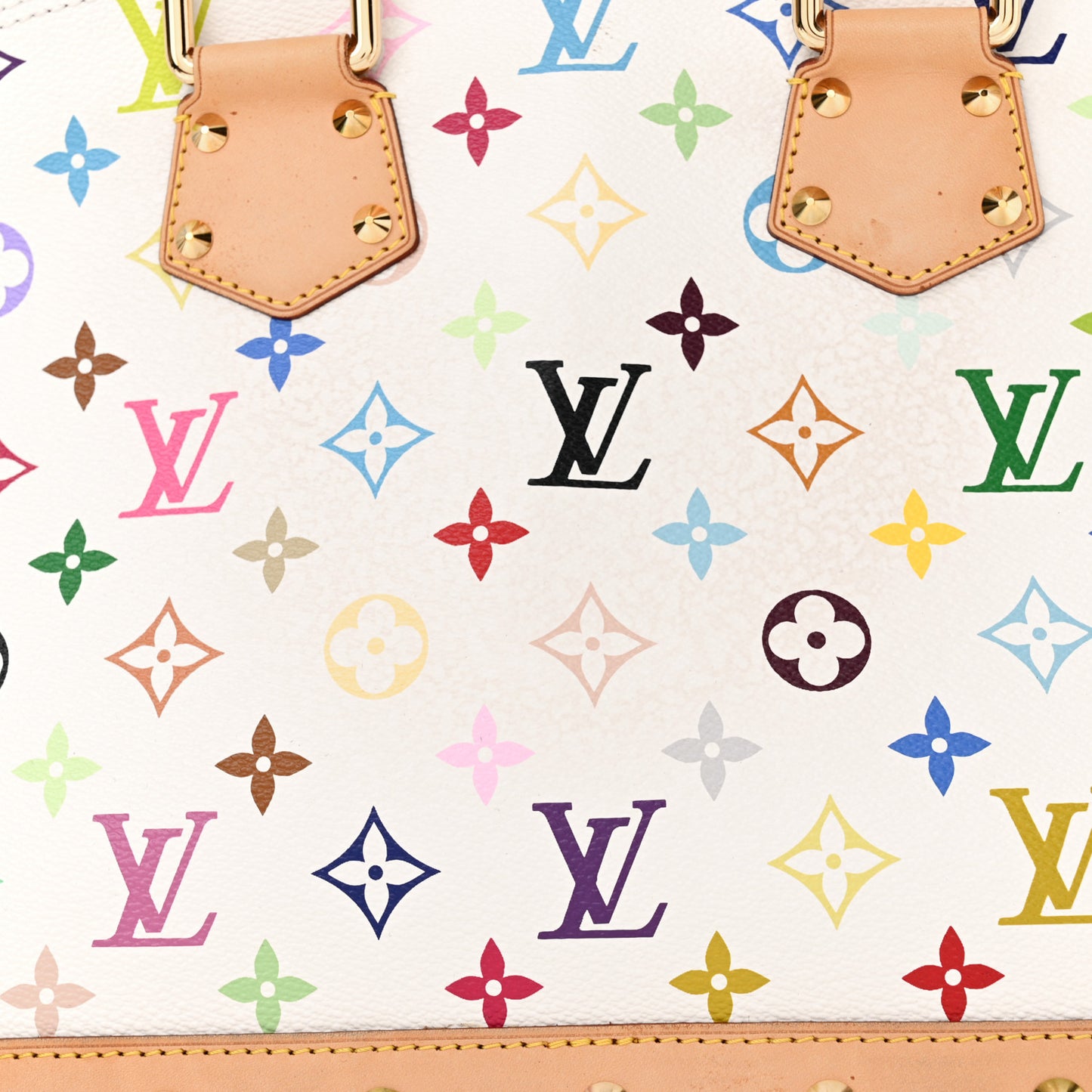 Monogram Multicolor Alma PM White