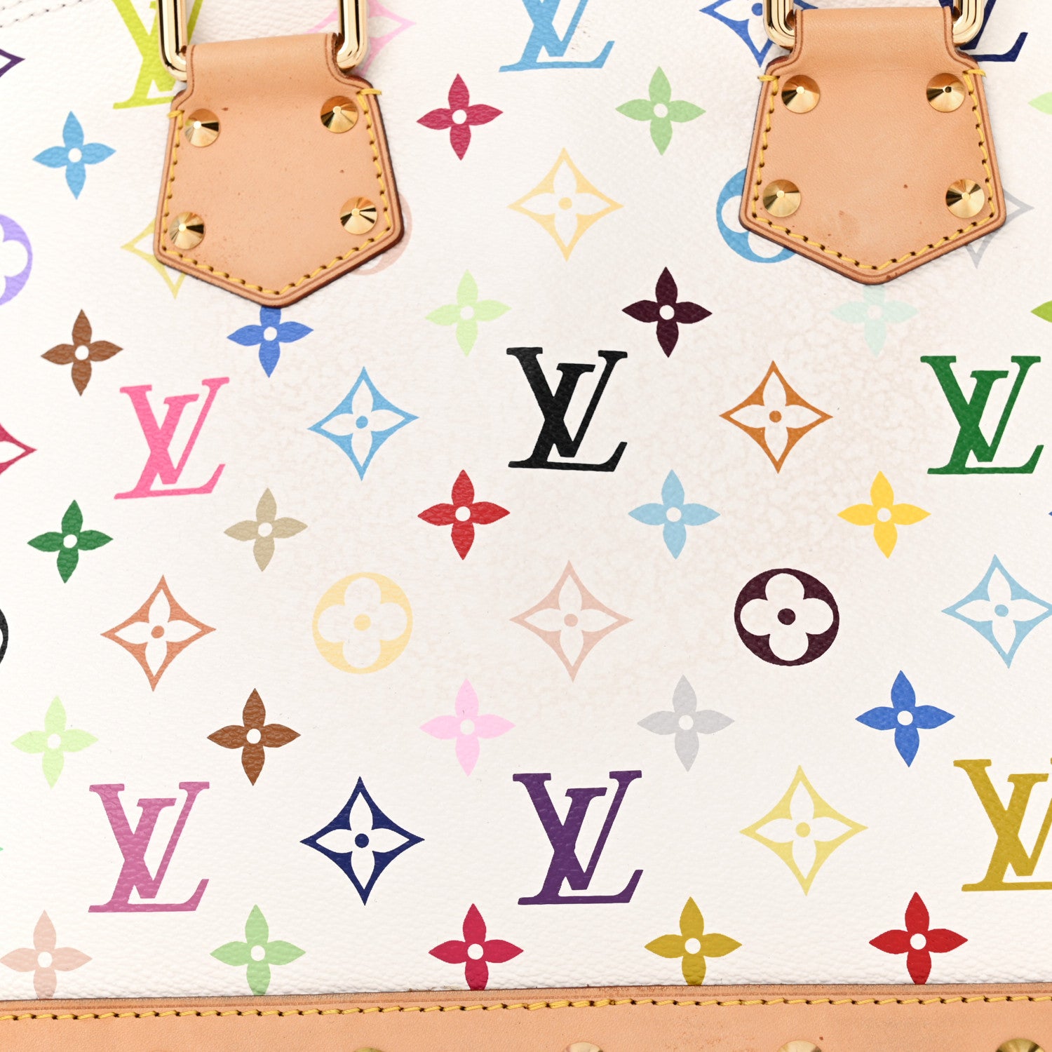 Louis Vuitton Monogram Multicolor Alma PM White 10 of 13