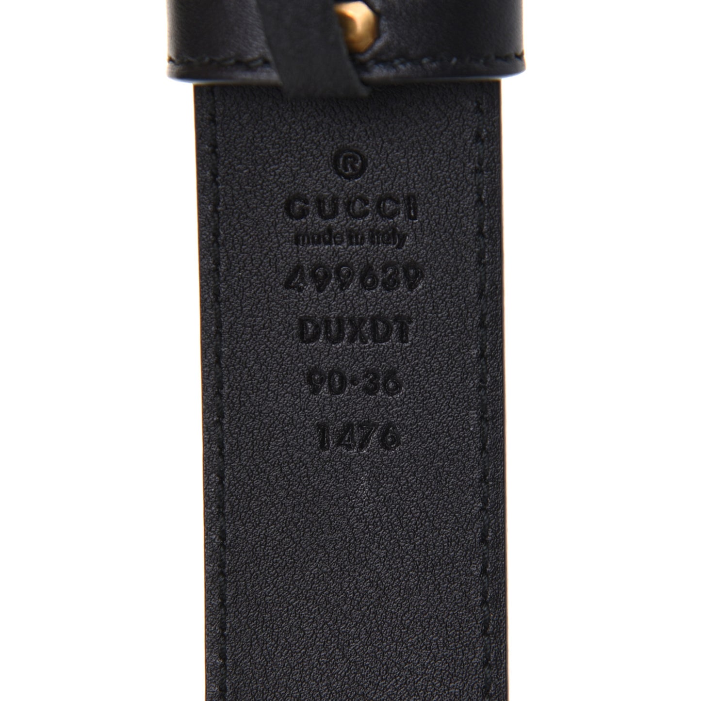 Calfskin Tiger Head Buckle Belt 90 36 Black