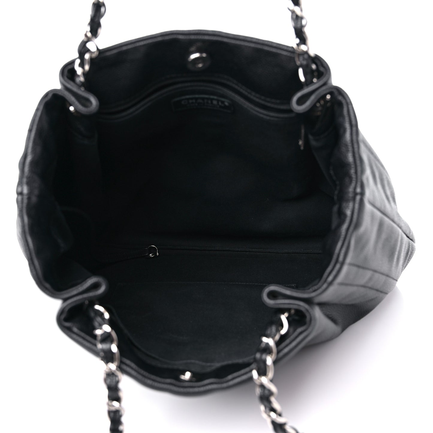Caviar CC Timeless Shopping Tote Black