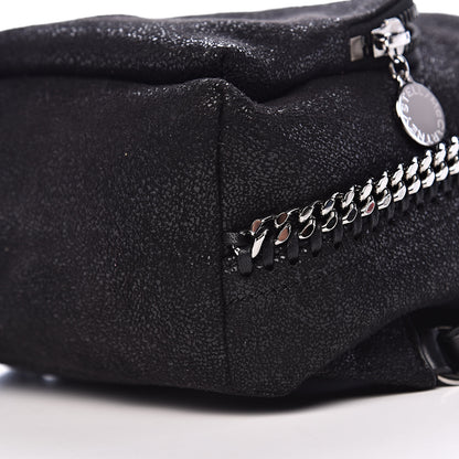 Stella McCartney Shaggy Deer Mini Falabella Backpack Black 9 of 10