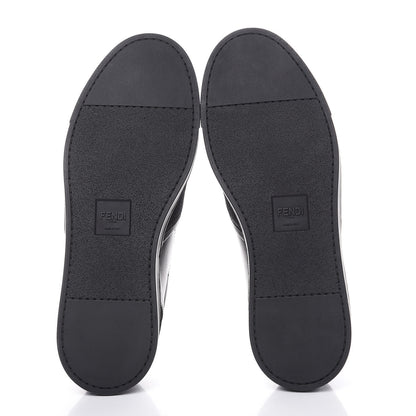 Fendi Vitello Monster Eyes Mens Slip On Sneakers 6 Black 5 of 8