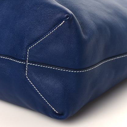 Hermes Veau Sikkim Double Sens 45 Tote Bleu Sapphire Bleu Paradis 11 of 12