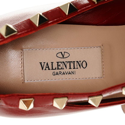 Valentino Garavani Nappa Rockstud Cross Strap D'Orsay 105mm Pumps 36.5 Rosso Valentino 7 of 8