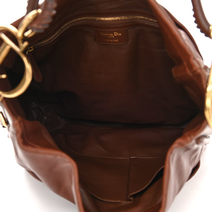 Christian Dior Lambskin Medium Libertine Hobo Brown 3 of 11