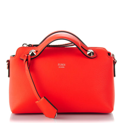 Fendi Vitello Dolce Mini By The Way Boston Bag Papavero 1 of 8