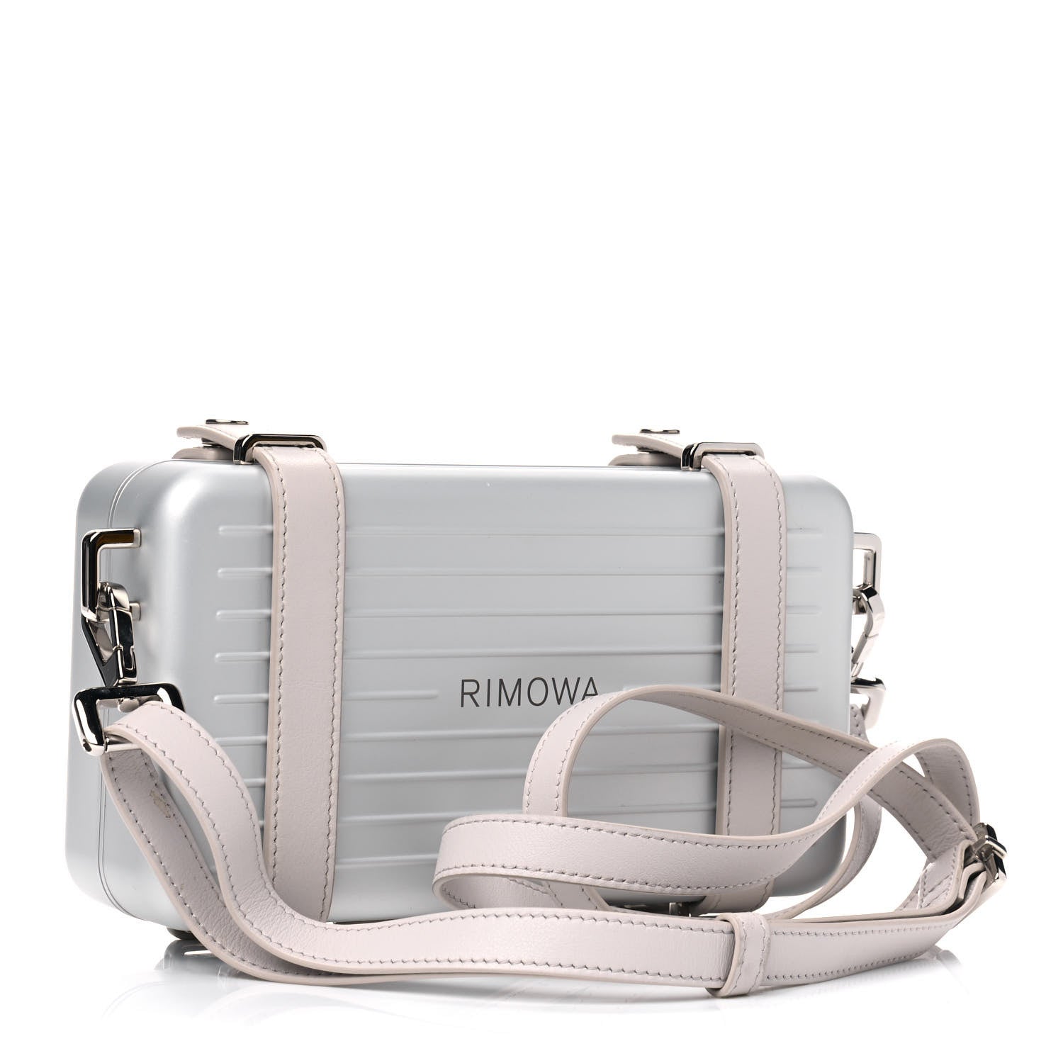 Christian Dior X RIMOWA Aluminum Personal Clutch On Strap Silver 2 of 13