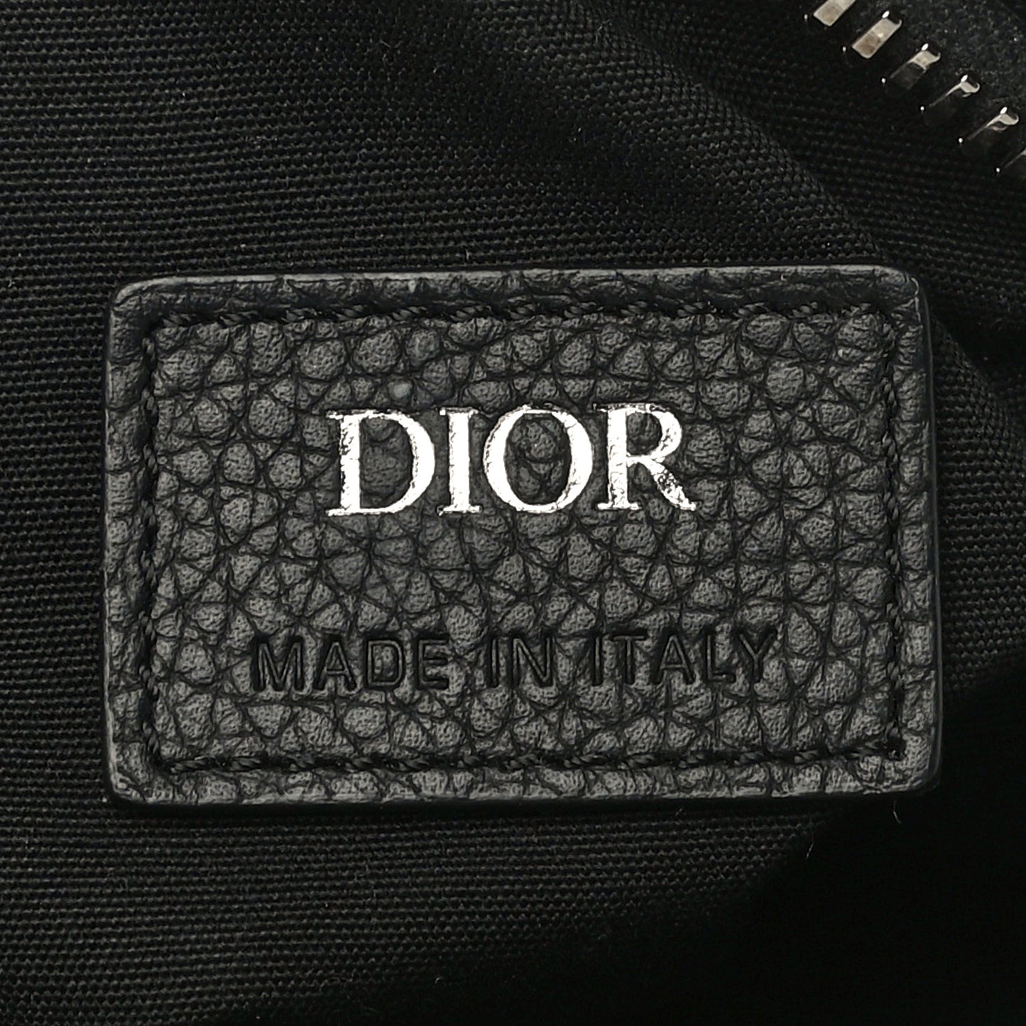 Oblique Messenger Pouch Beige Black