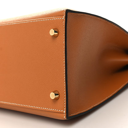 Hermes Epsom Kelly Sellier 35 Gold 10 of 11