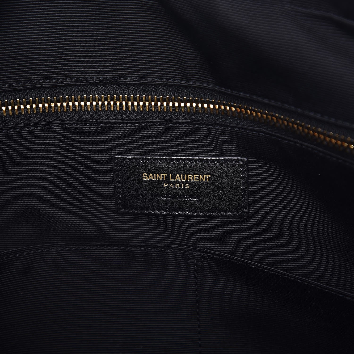 Saint Laurent Toile Classic Monogram Flat Briefcase Black 8 of 9