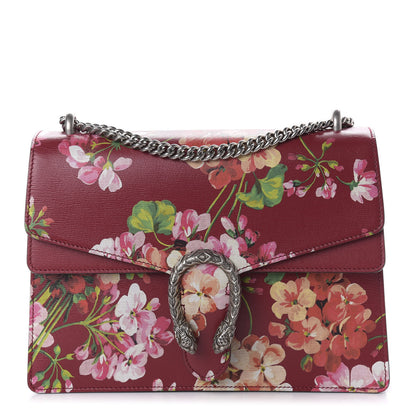 Gucci Calfskin Blooms Print Medium Dionysus Shoulder Bag Romantic Cherry Multicolor 1 of 10
