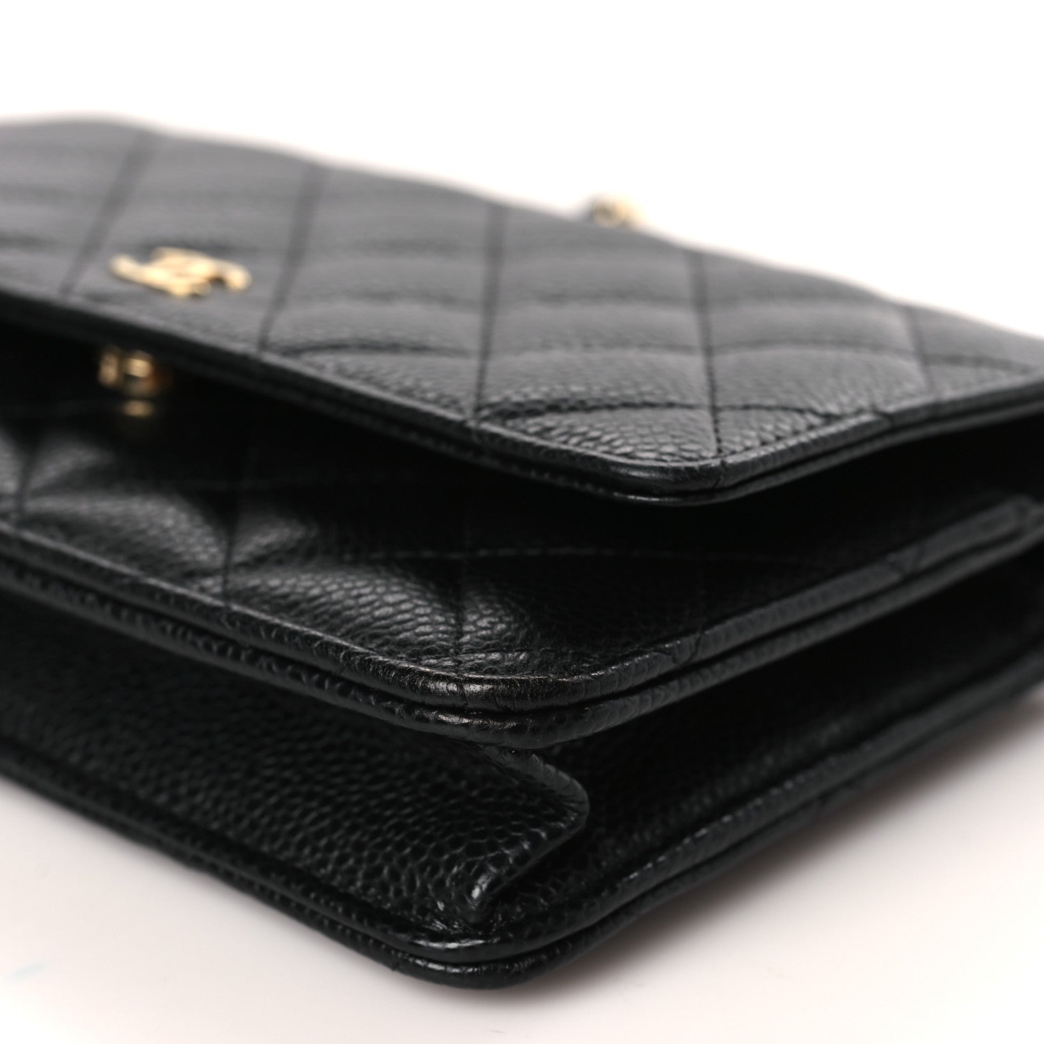 Chanel Caviar Quilted Wallet on Chain WOC Black 9 of 10