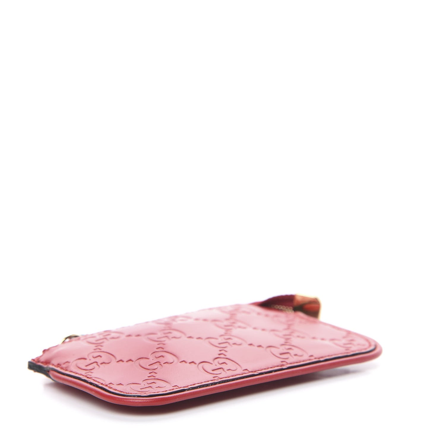 Guccissima Key Case Hibiscus Red