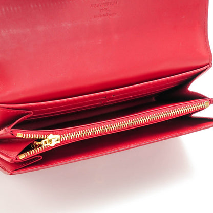 Louis Vuitton Vernis Sarah Wallet Pomme D'Amour 5 of 7