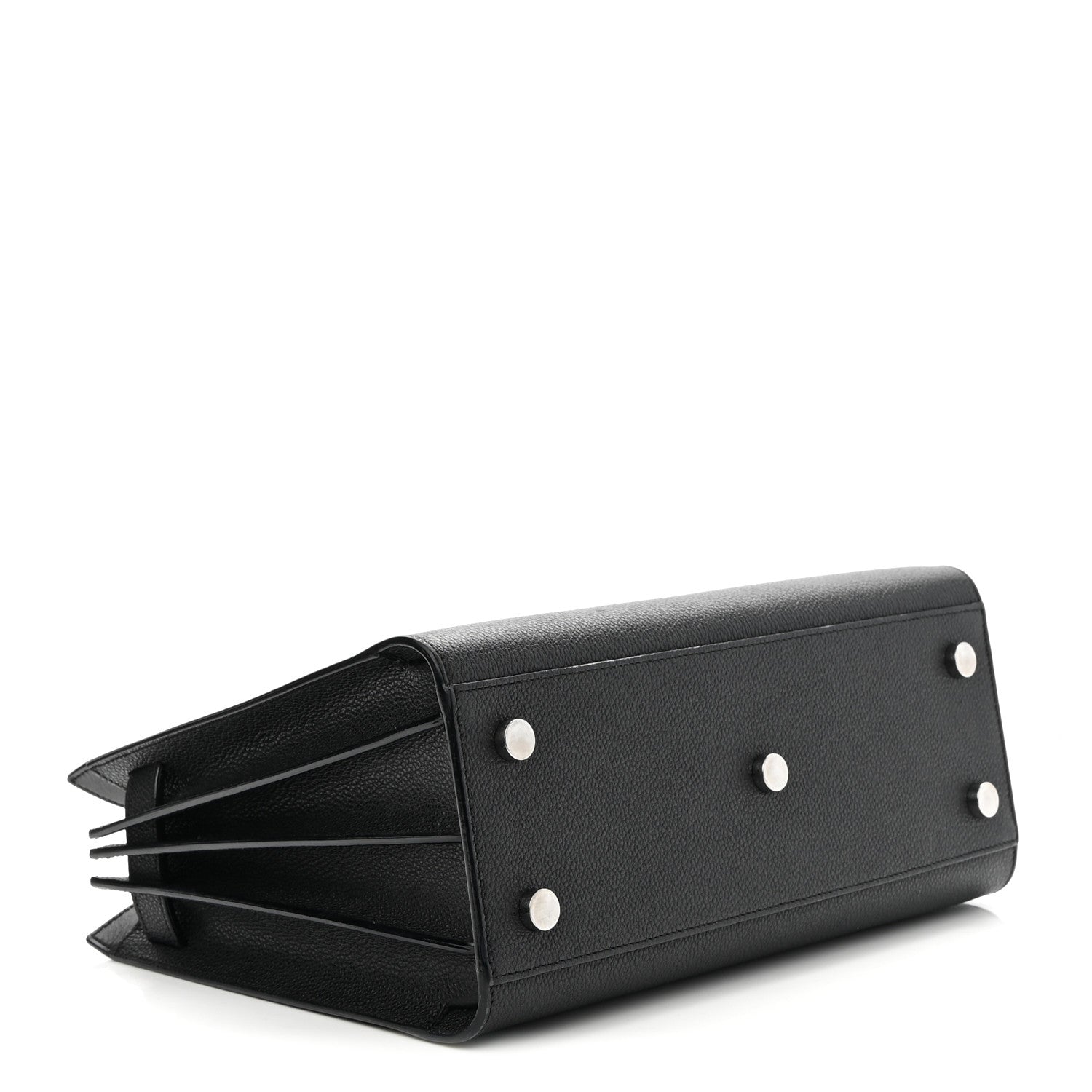 Saint Laurent Grained Calfskin Baby Sac De Jour Black 4 of 11