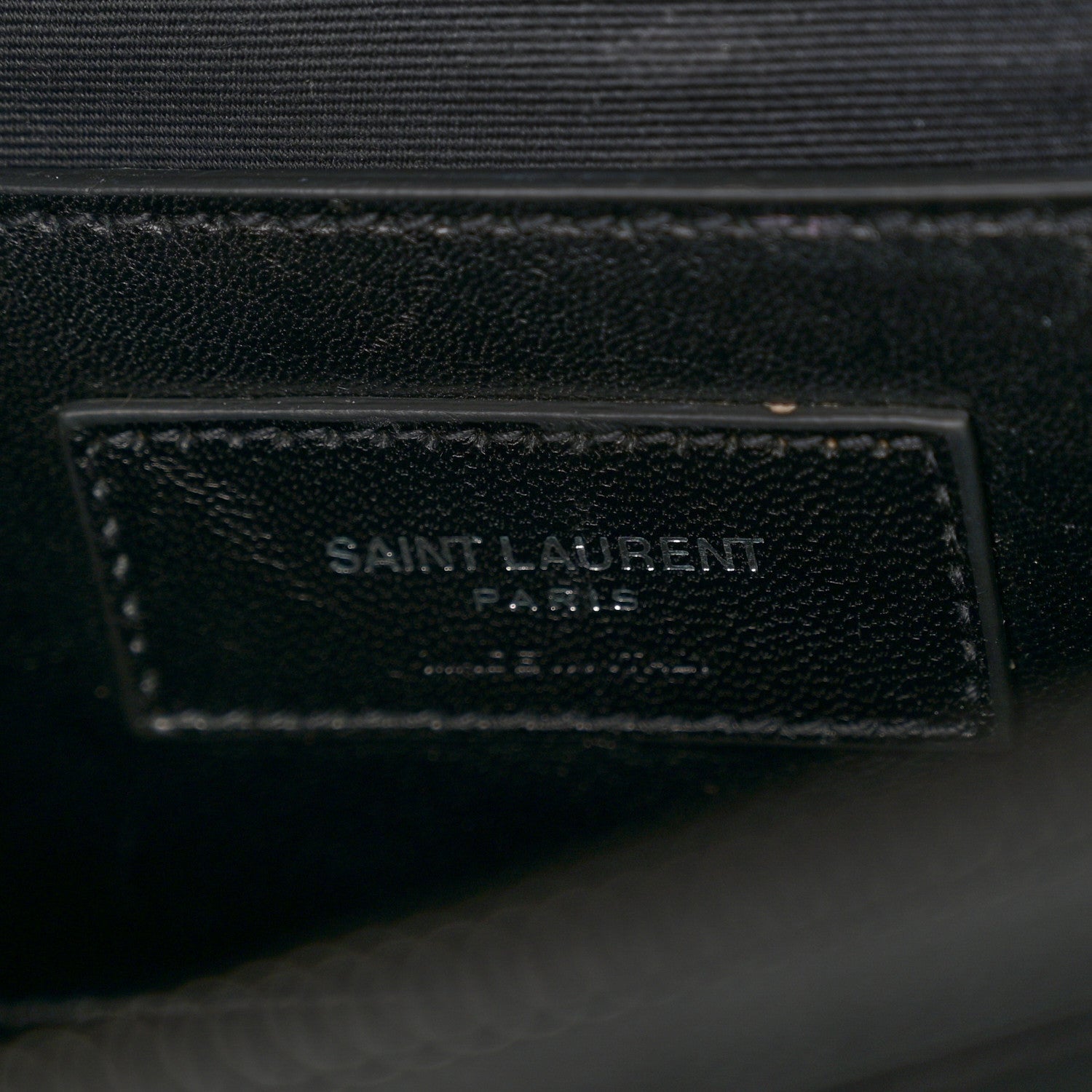 Saint Laurent Sheepskin Matelasse Chevron Monogram Monochrome Large College Satchel Black 6 of 11