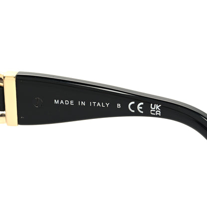 Chanel Acetate Metal Chain Square Sunglasses 5465 Black 6 of 8