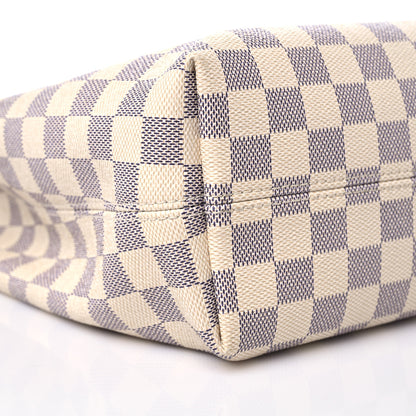 Louis Vuitton Damier Azur Graceful PM Rose Ballerine 8 of 14