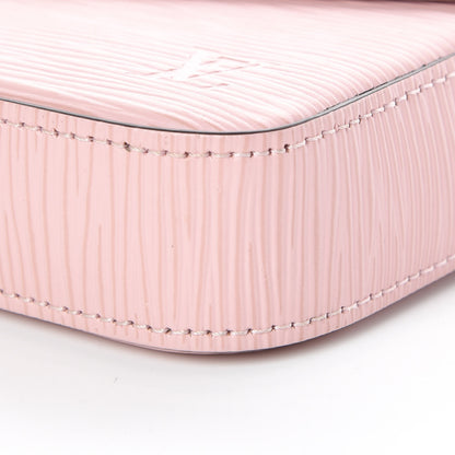 Louis Vuitton Epi Pochette Felicie Rose Ballerine 10 of 11