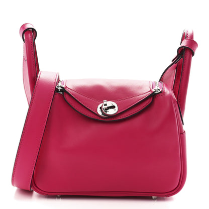 Hermes Swift Verso Mini Lindy 20 Rose Mexico Rouge Piment 1 of 11