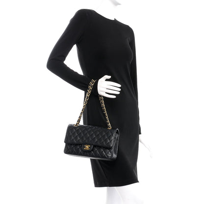 Chanel Caviar Quilted Medium Double Flap Black 3 of 9