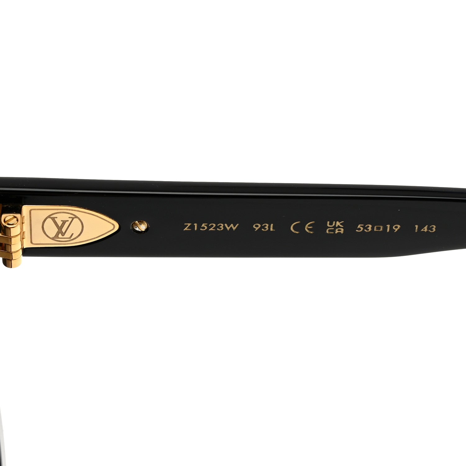 Louis Vuitton Acetate My Monogram Square Sunglasses Z1523W Black 6 of 7