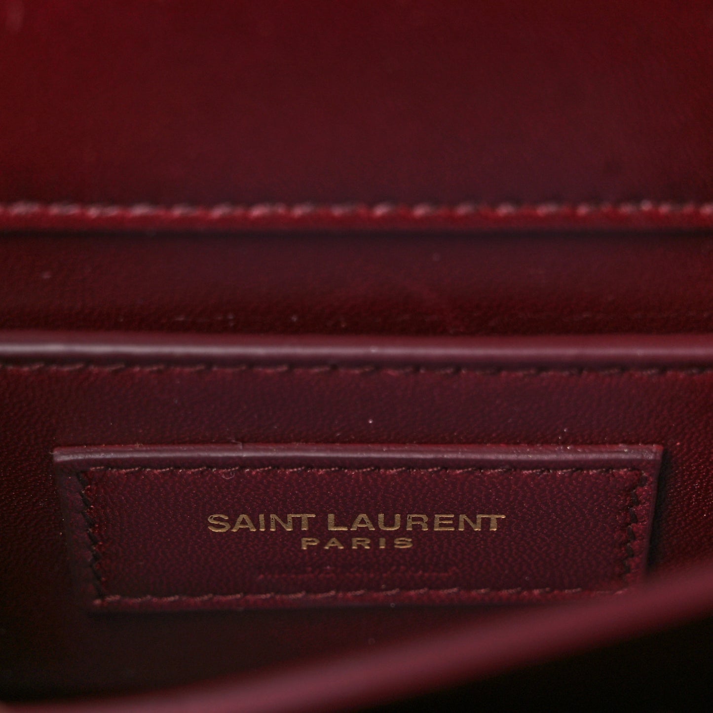 Velvet Small Monogram Sunset Burgundy