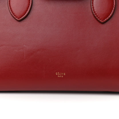 Celine Smooth Calfskin Small Tie Knot Tote Red 9 of 13