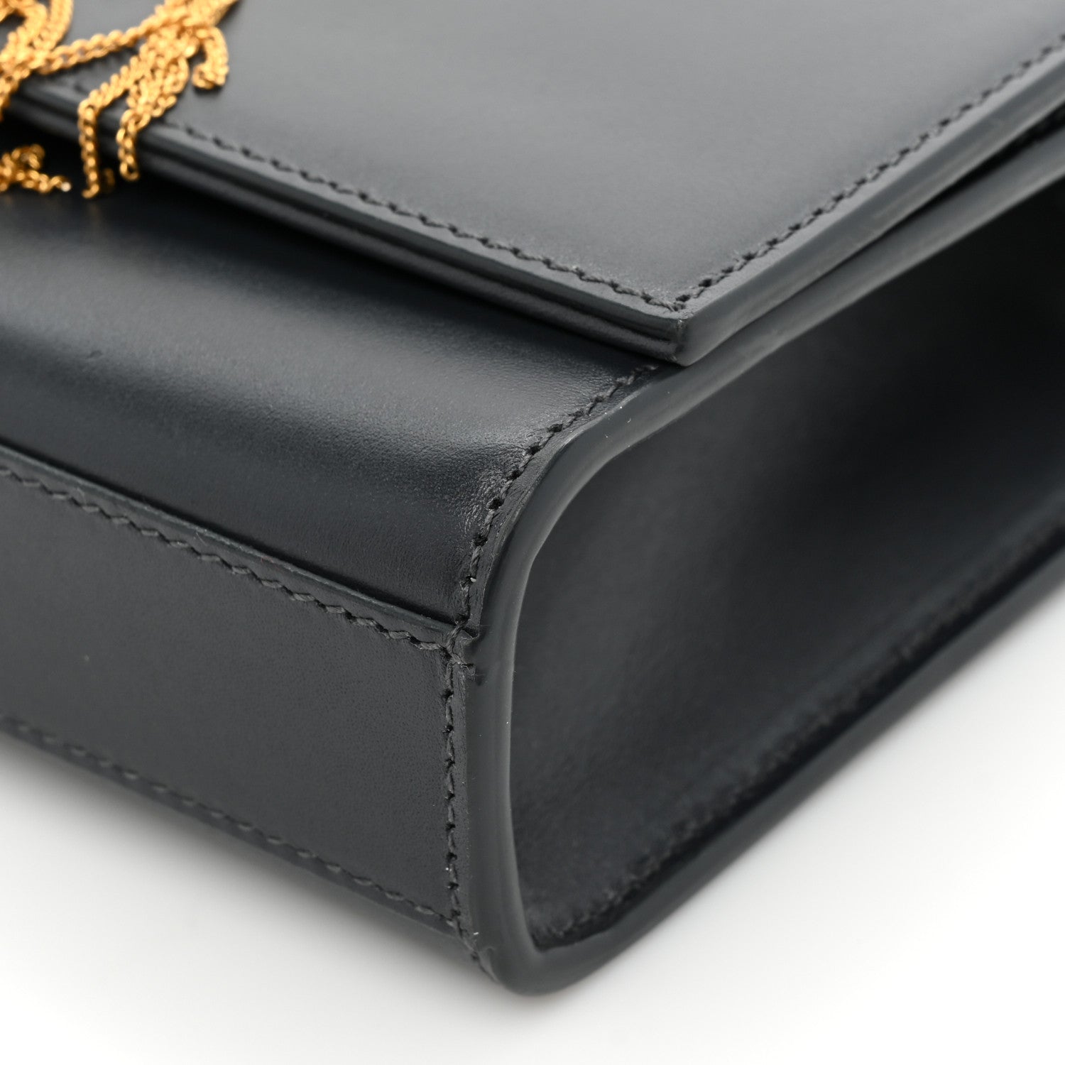 Saint Laurent Calfskin Small Classic Monogram Kate Tassel Satchel Black 12 of 15