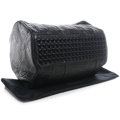 Alexander Wang Pebbled Leather Rocco Black w Black Hardware 4 of 7