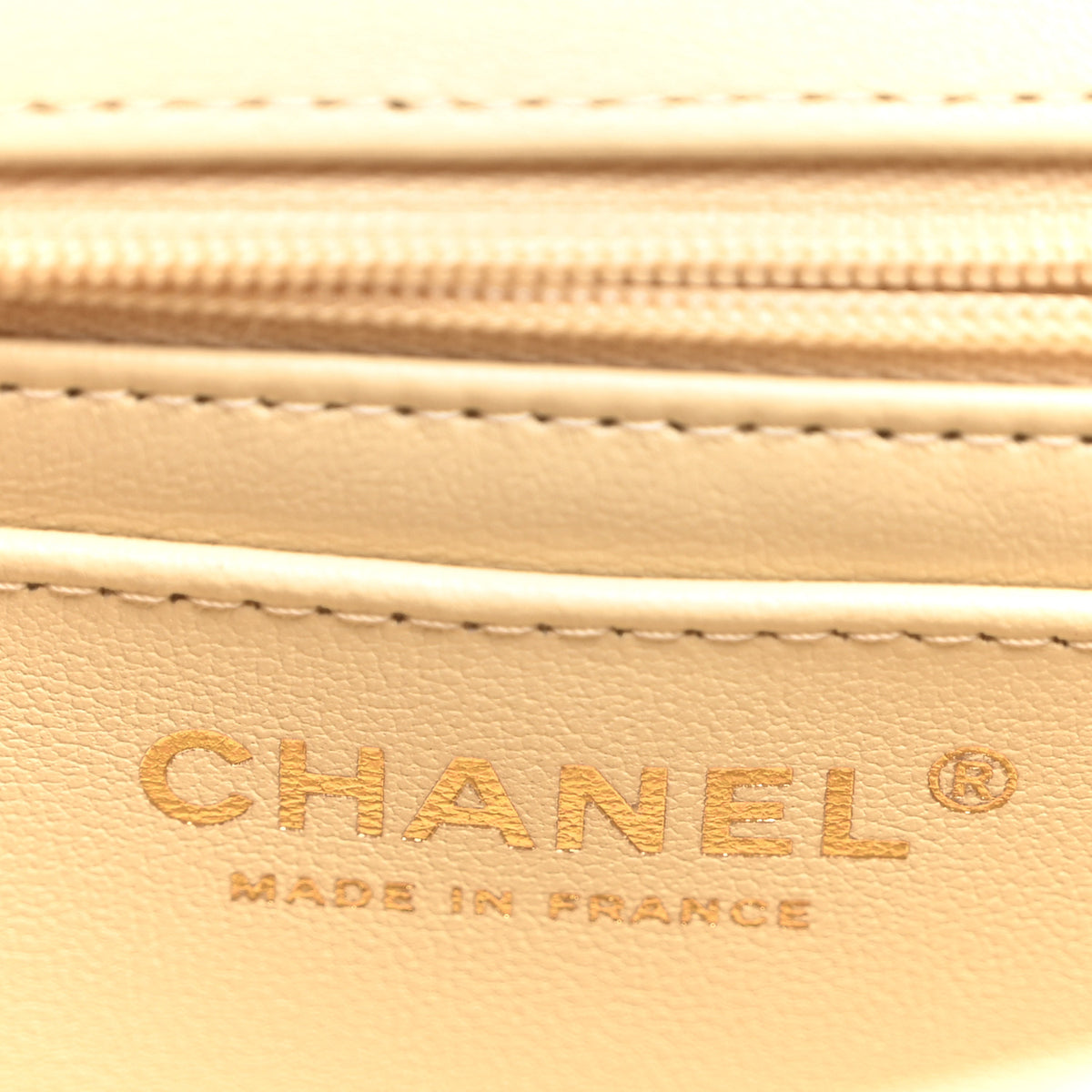 Chanel Tweed Quilted Mini Rectangular Flap Off White 6 of 10